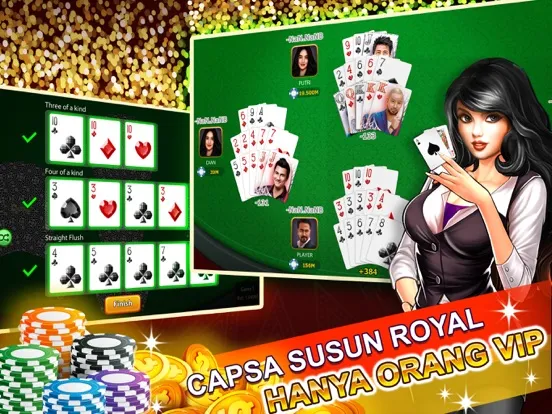 Royal Capsa Susun iPad  Screenshots