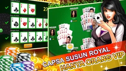 Royal Capsa Susun Screenshots
