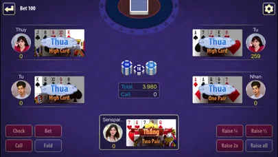 Captures d'écran de Hong Kong Poker