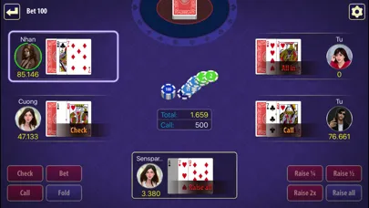 Captures d'écran de Hong Kong Poker
