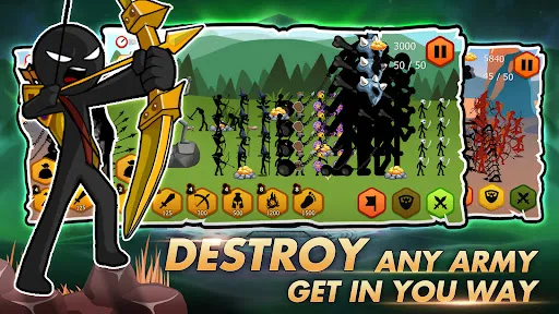 Tangkapan layar Stick Dynasty