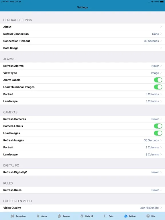 Screenshot di Senstar Symphony Mobile iPad 