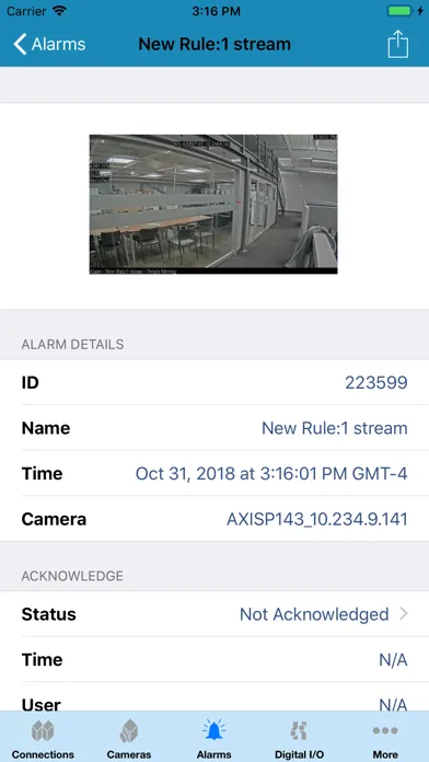 Screenshot di Senstar Symphony Mobile