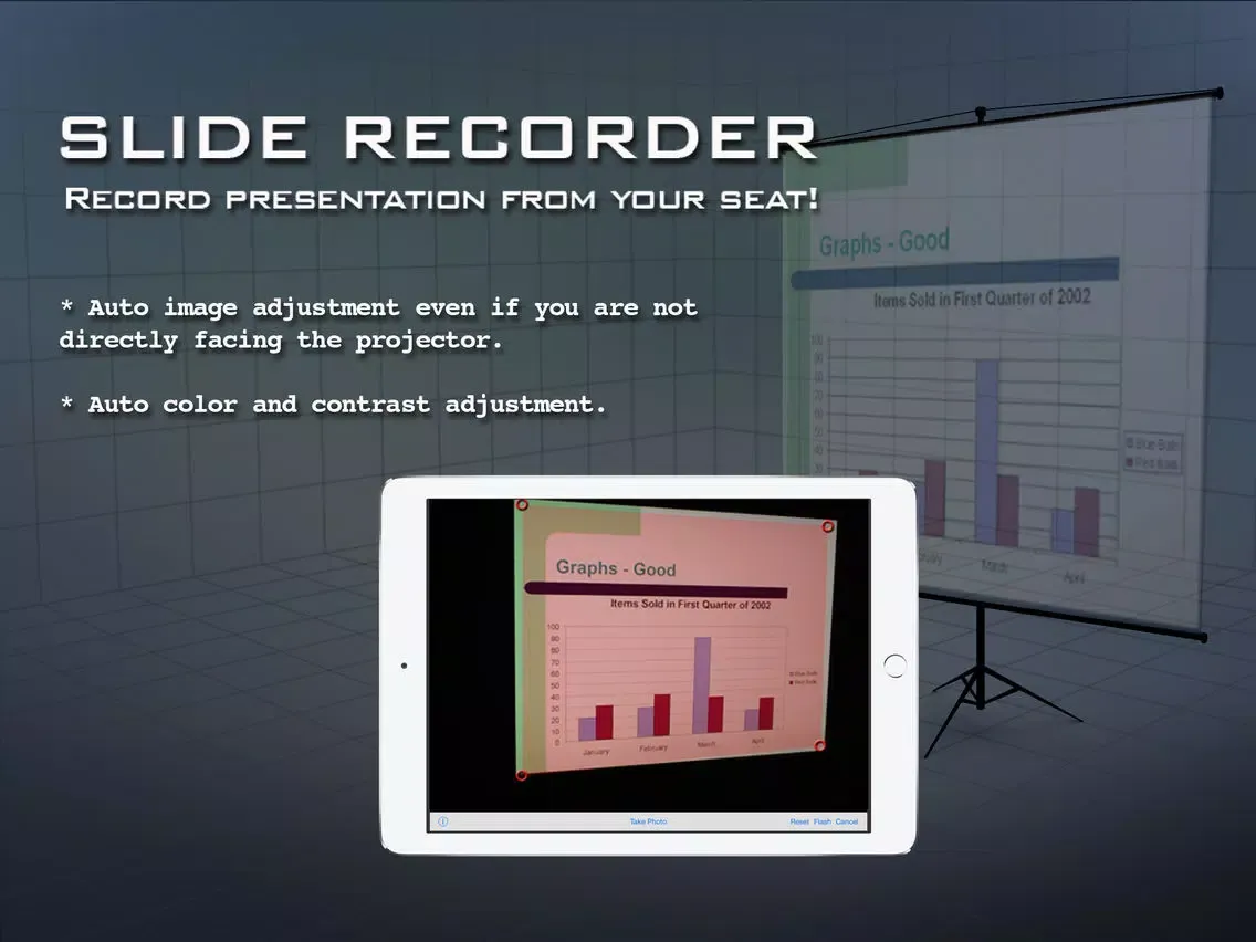 Tangkapan layar Slide Recorder iPad 