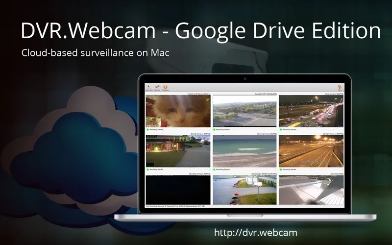 Screenshot di DVR.Webcam - Google Drive Edition