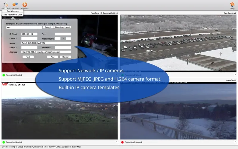 Screenshot di DVR.Webcam - Google Drive Edition