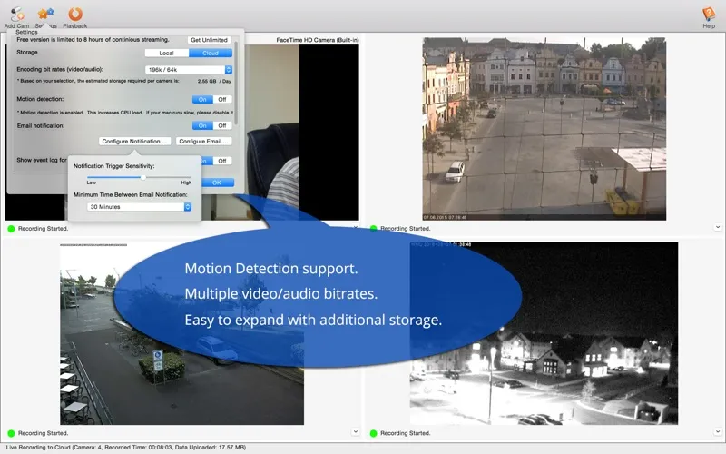 Screenshot di DVR.Webcam - Google Drive Edition