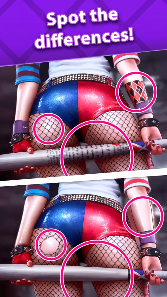 Sensual Spot the Difference Screenshots