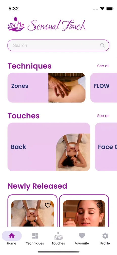 Sensual Touch Screenshots