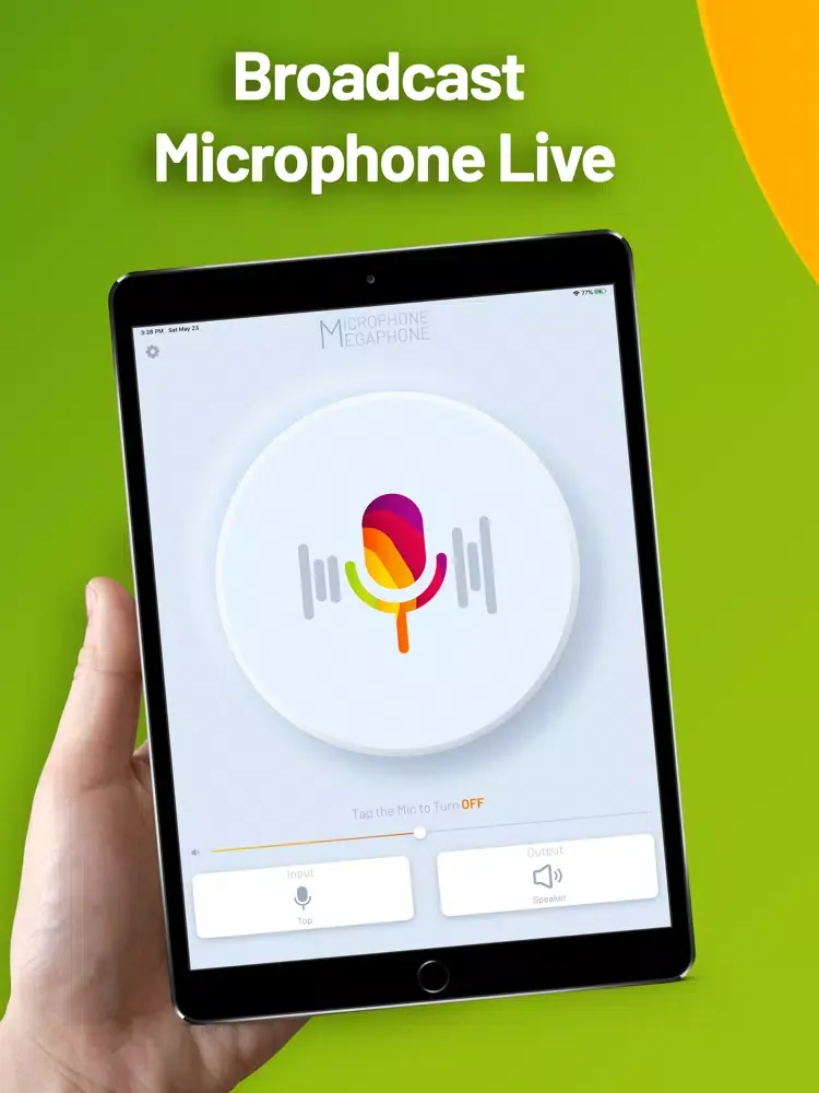 Microphone Megaphone: Live Mic iPad  سکرین شاٹس