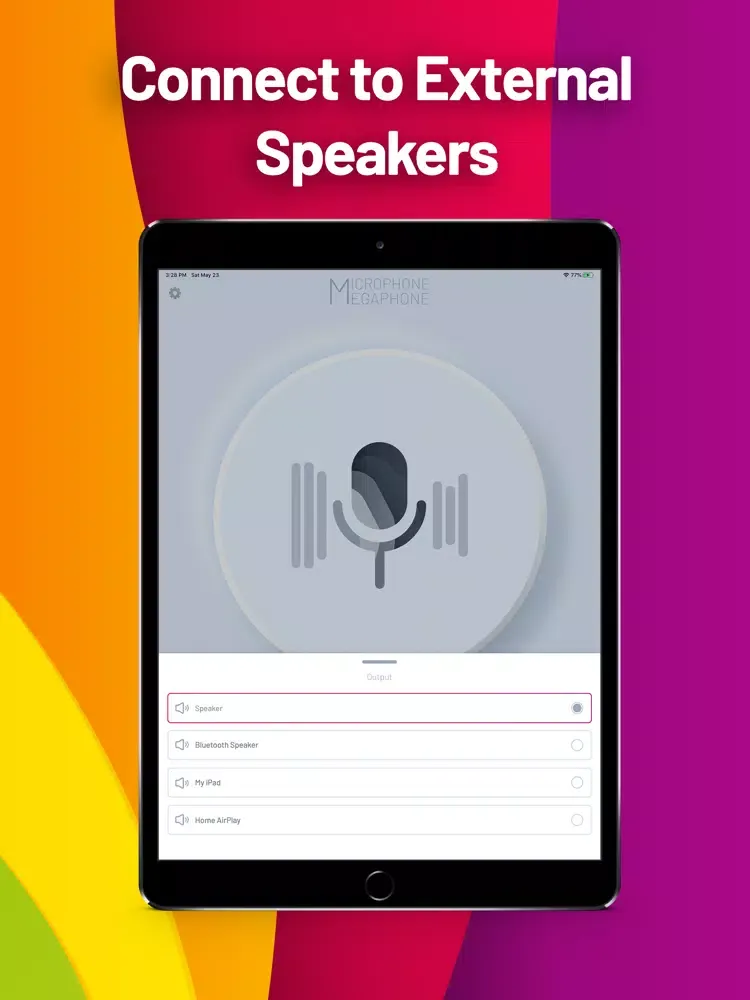 Microphone Megaphone: Live Mic iPad  سکرین شاٹس