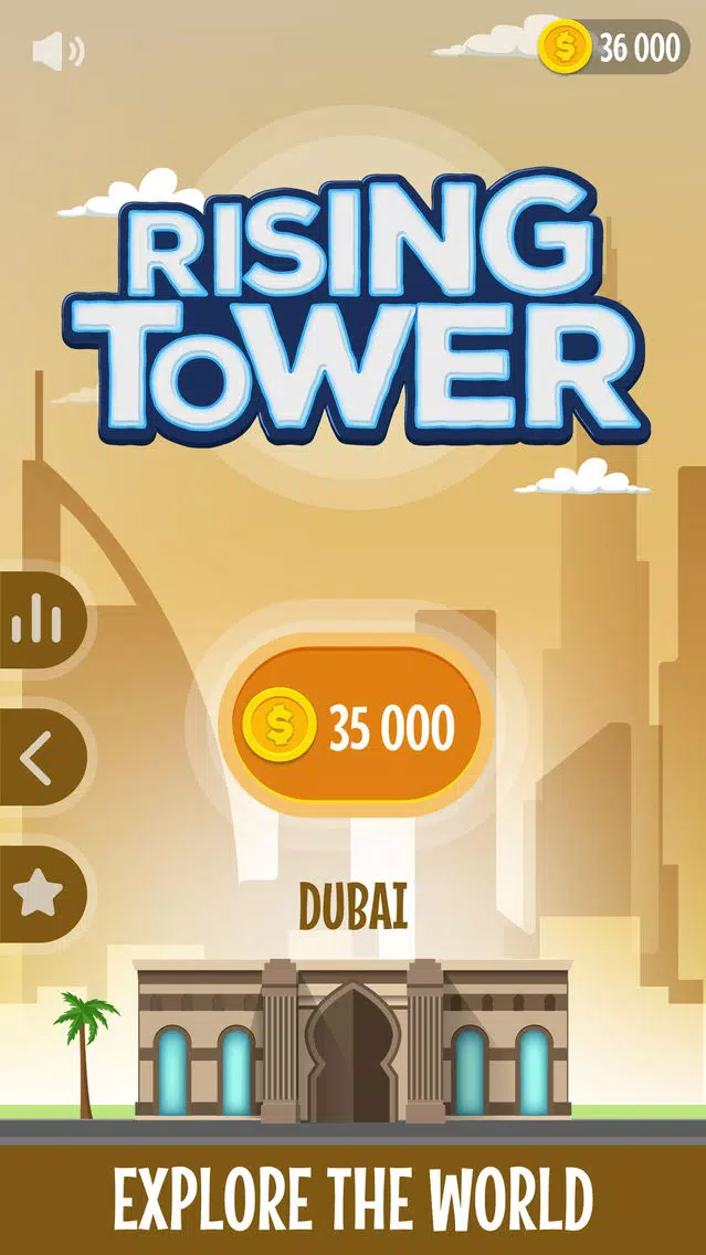 Tangkapan layar Rising Tower - Block Stack Up