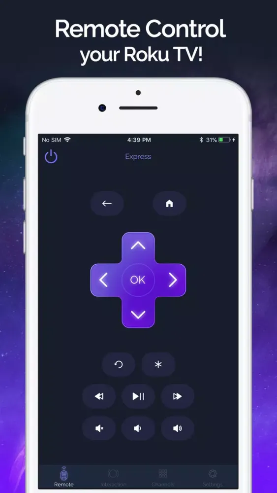 Tangkapan skrin Smart Remote - Roku TV Control
