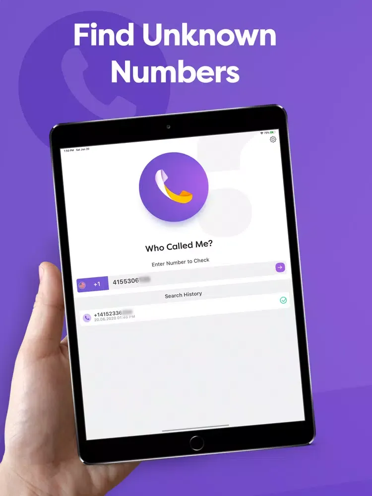 Who Called Me - Show Caller Id iPad 应用截图