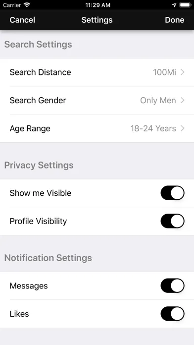 Chat Rooms Messaging App Screenshots
