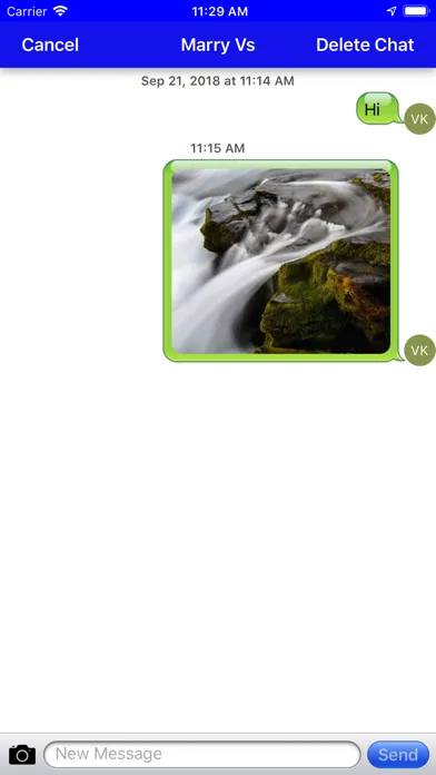 Chat Rooms Messaging App Screenshots