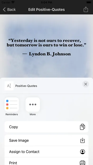Positive-Quotes স্ক্রিনশট