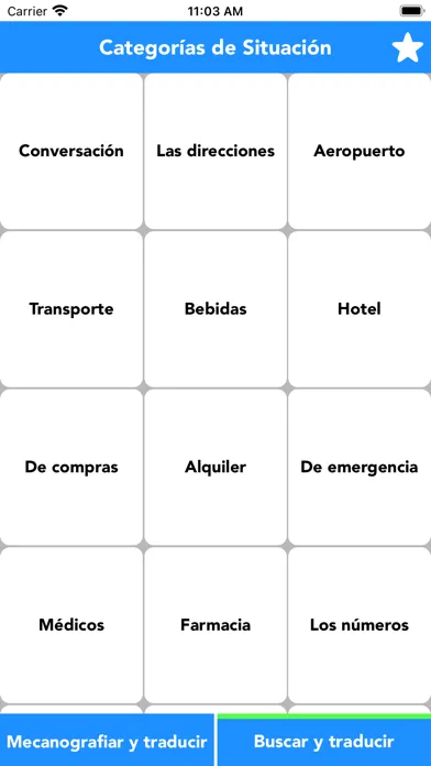 Capturas de tela do Spanish-to-English-Translation