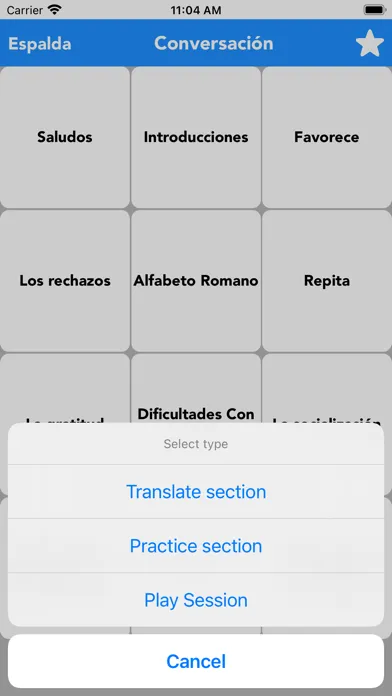 Capturas de tela do Spanish-to-English-Translation
