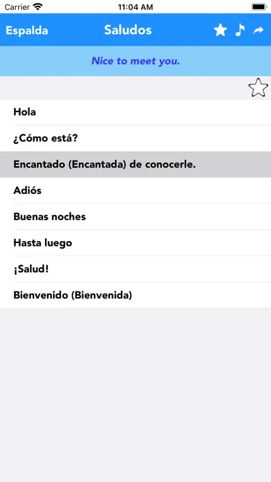 Capturas de tela do Spanish-to-English-Translation