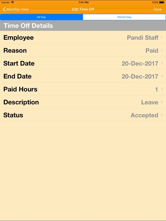 Work Schedule Maker iPad スクリーンショット