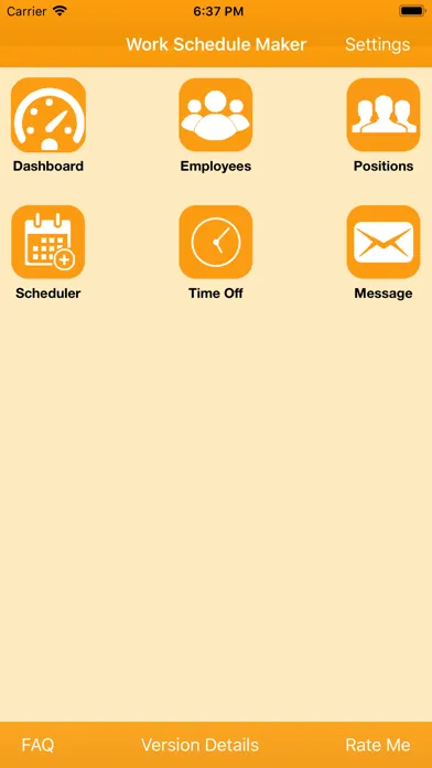 Work Schedule Maker スクリーンショット