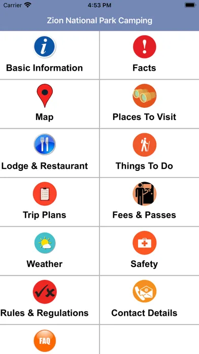 Ảnh chụp màn hình của Zion National Park Camping