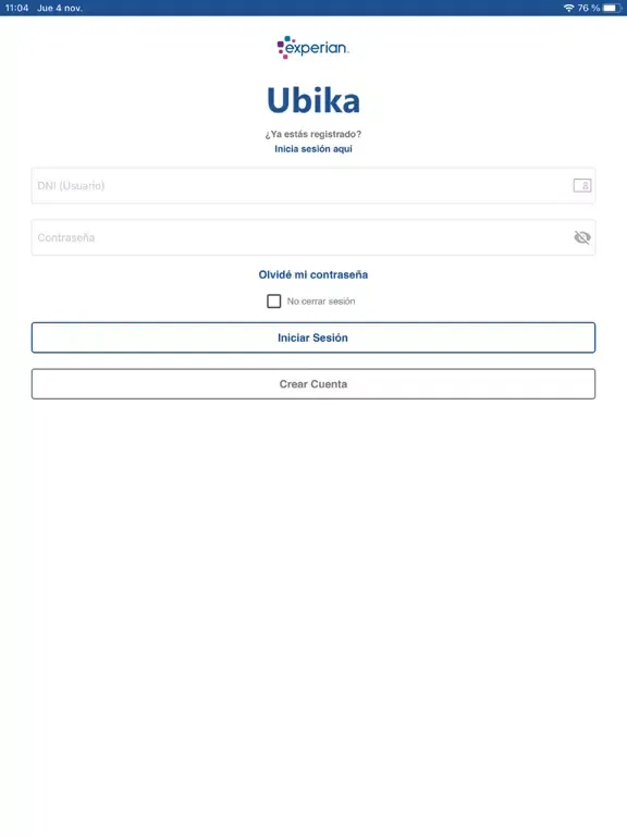 Experian: Ubika iPad  Screenshots