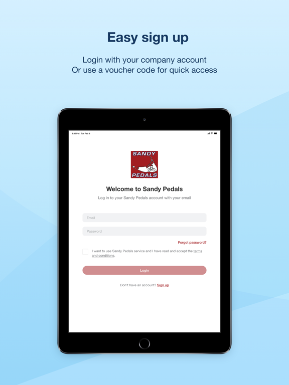 Sandy Pedals Bikes iPad 應用截圖