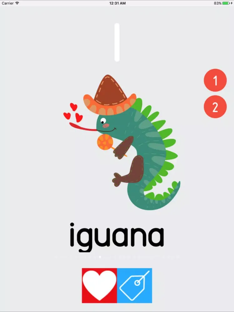 Zrzuty ekranu Filli Tak Animal Alphabet iPad 