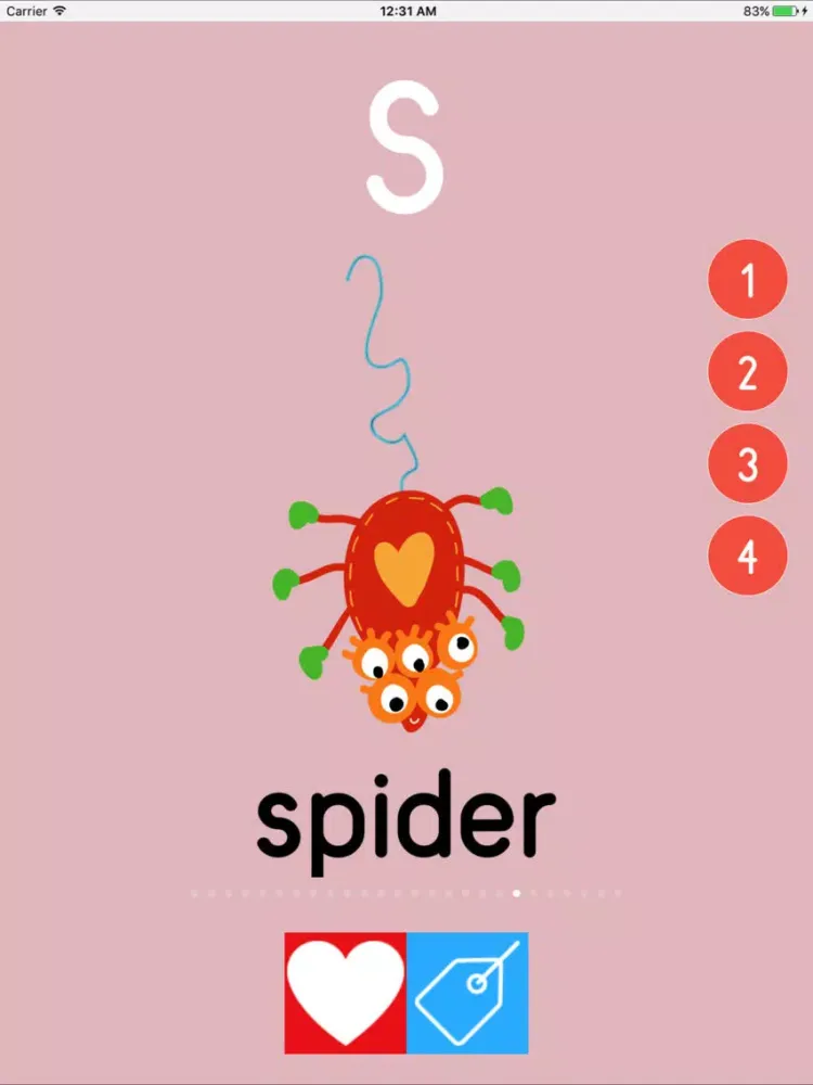 Zrzuty ekranu Filli Tak Animal Alphabet iPad 