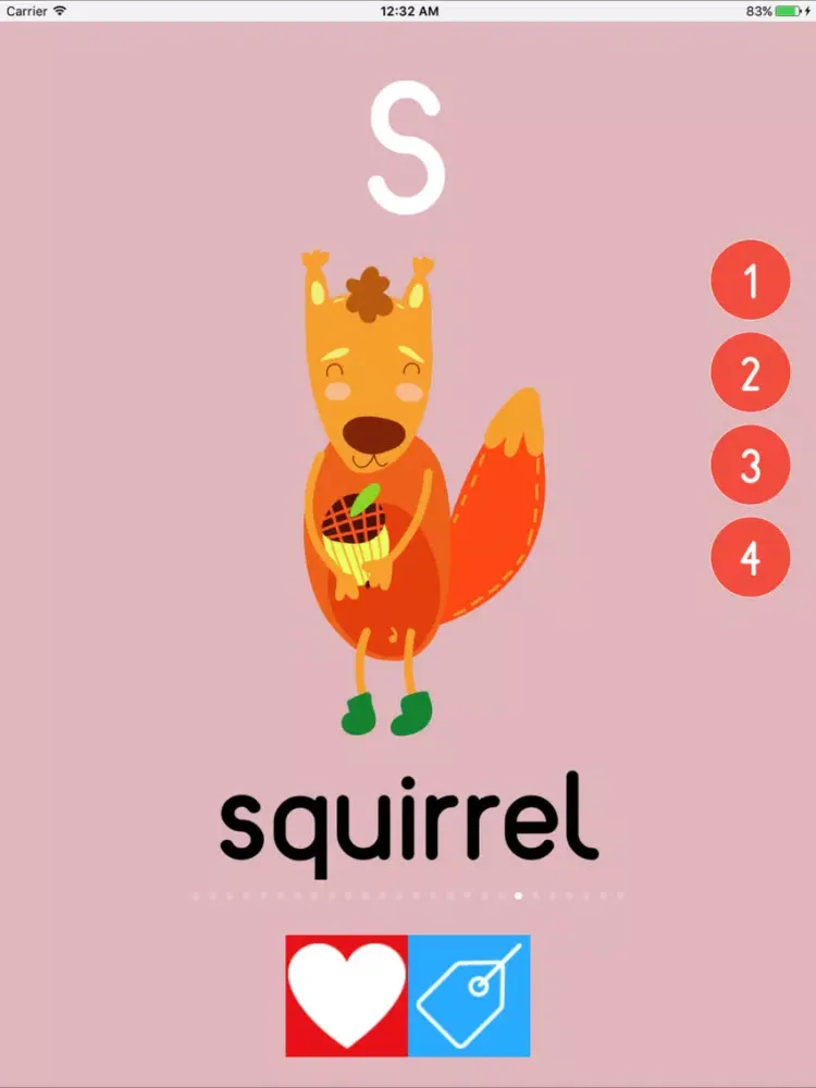 Zrzuty ekranu Filli Tak Animal Alphabet iPad 