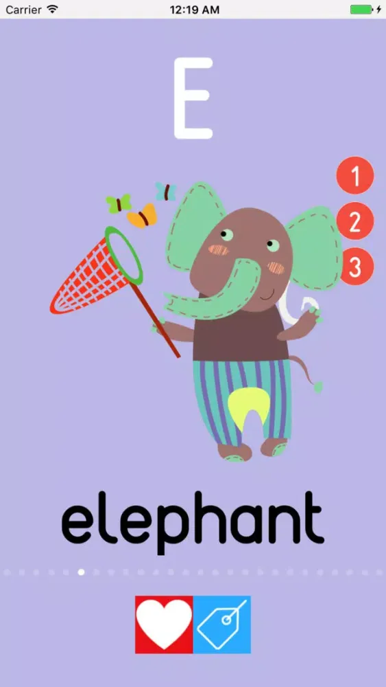 Zrzuty ekranu Filli Tak Animal Alphabet