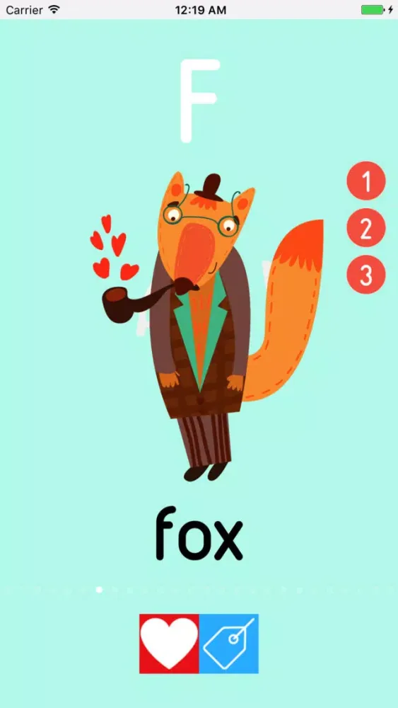 Zrzuty ekranu Filli Tak Animal Alphabet