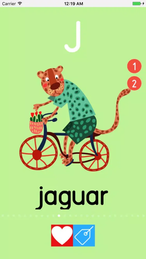 Zrzuty ekranu Filli Tak Animal Alphabet