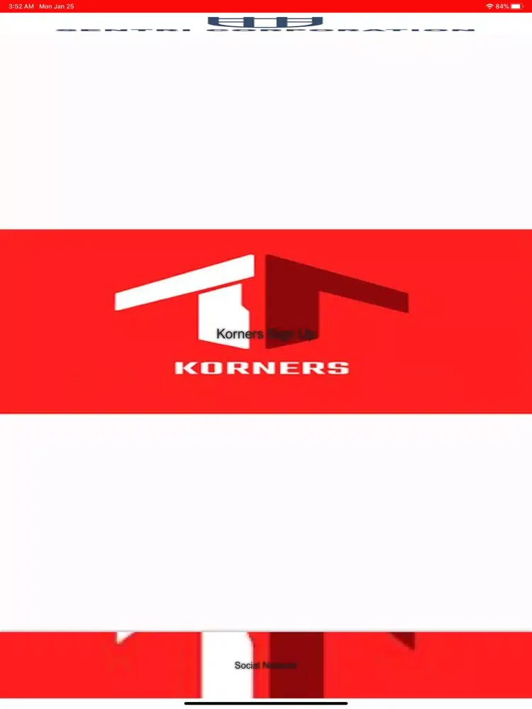 Captures d'écran de Kornerz iPad 