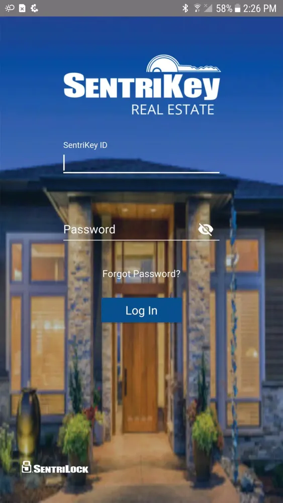 Ảnh chụp màn hình của SentriKey Real Estate