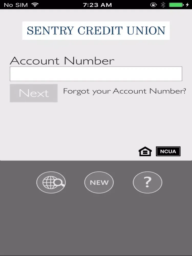 Sentry CU Mobile iPad  স্ক্রিনশট