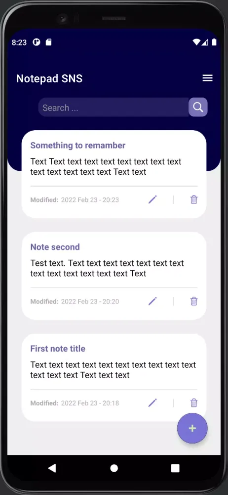 تصاویر Notepad SNS