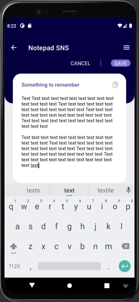 تصاویر Notepad SNS