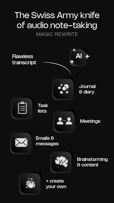 Capturas de tela do AI Note Taker - Wandel
