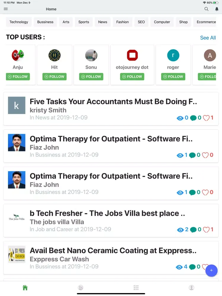 Capturas de tela do SEO Backlinks - Ridents iPad 