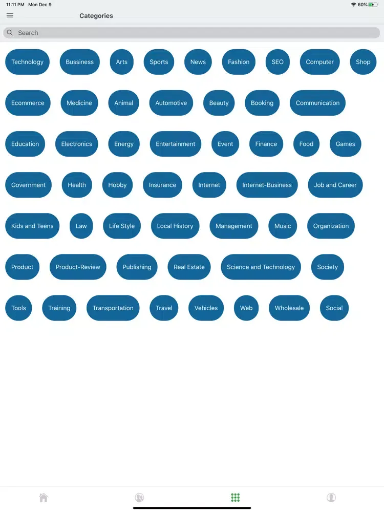 Capturas de tela do SEO Backlinks - Ridents iPad 