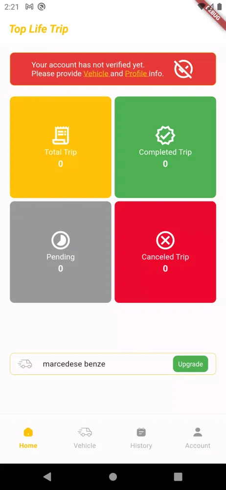 Ride Share Driver سکرین شاٹس