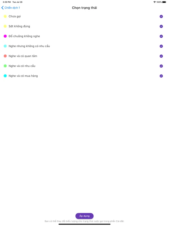 Tangkapan layar Telesale iPad 