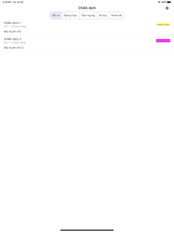 Tangkapan layar Telesale iPad 