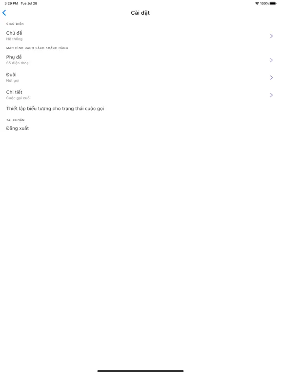 Tangkapan layar Telesale iPad 