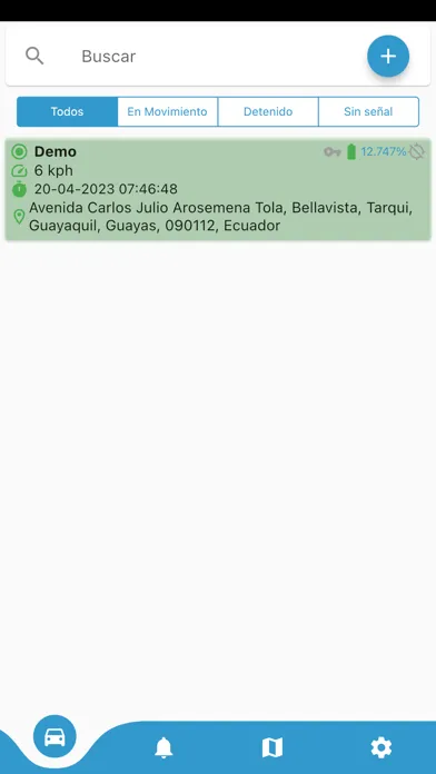 Capturas de tela do Easytrack Pro