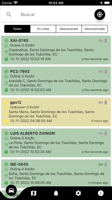 Capturas de tela do Inspire GPS