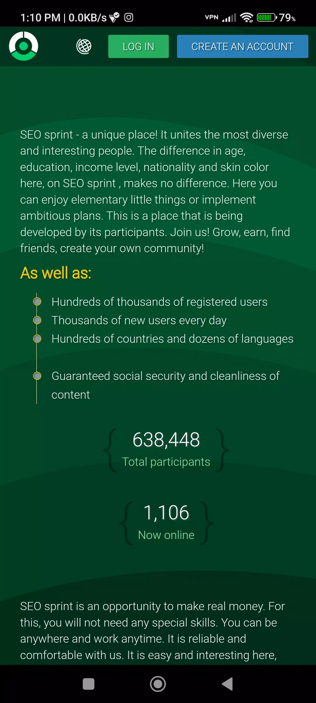 SEOSPRINT - earnings exchange的應用截圖4